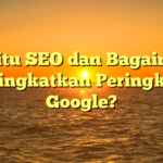 Apa itu SEO dan Bagaimana Meningkatkan Peringkat di Google?