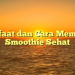 Manfaat dan Cara Membuat Smoothie Sehat